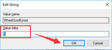 change wheelscrolllines to 3