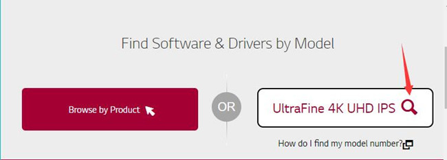 find software and driver on lg site