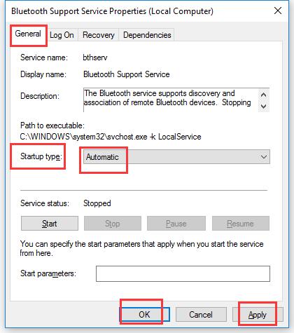 automatic apply in properties