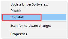 uninstall bluetooth mouse driver