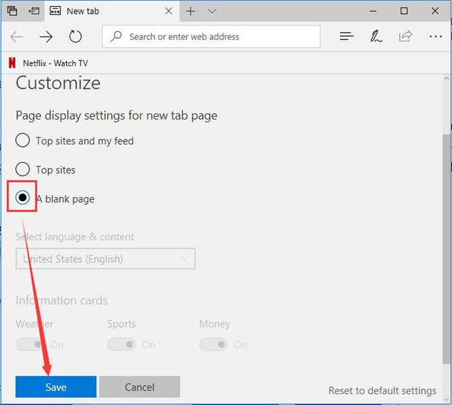 Set Default Browser And Home Page For Microsoft Edge