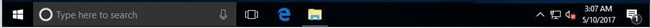 hide taskbar