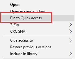 windows 10 quick access broken