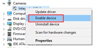 camera enable devices