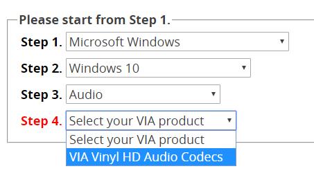 via hd audio windows 10 64 bit