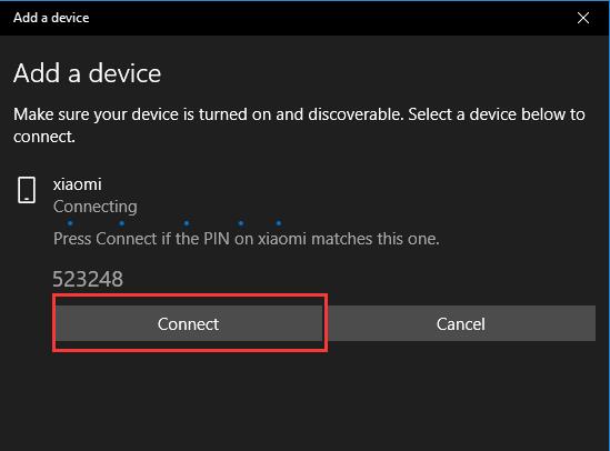 connect xiaomi