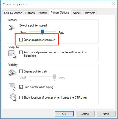 How To Turn Off Mouse Acceleration On Windows 10