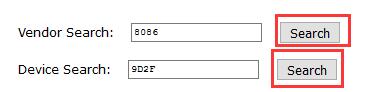 vendor id and hardware id