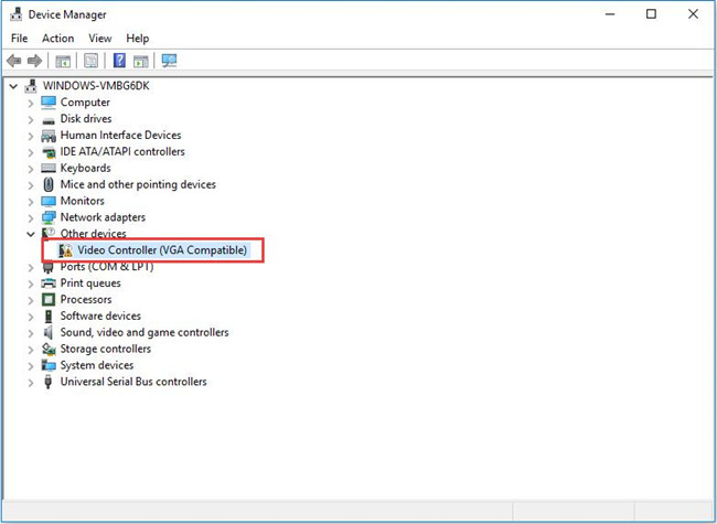 video controller vga compatible drivers