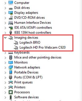 c920 logitech webcam not working with skype