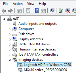 logitech webcam c920 driver for windows 10