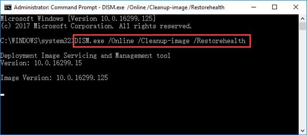 dism.exe online cleanup image restore health