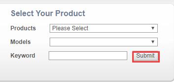 select your product and submit