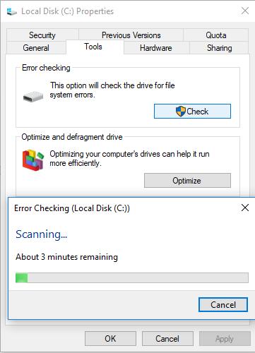 tools error checking