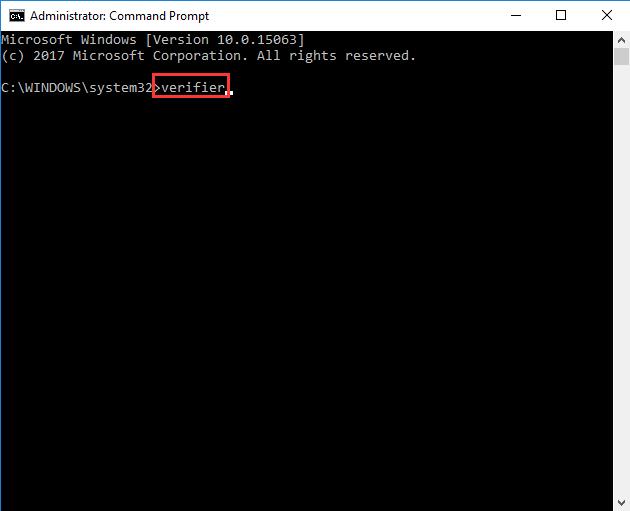 verifier command prompt