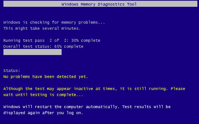 windows memory diagnostic tool