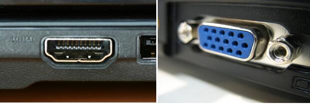 vga port and hdmi port