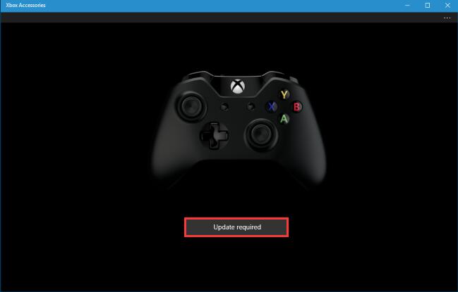 update required in xbox accessories