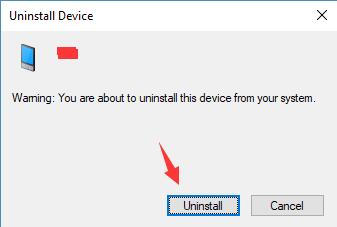 confirm to uninstall kindle fire