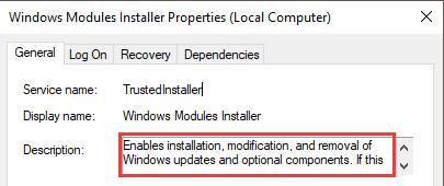 windows modules installer worker description