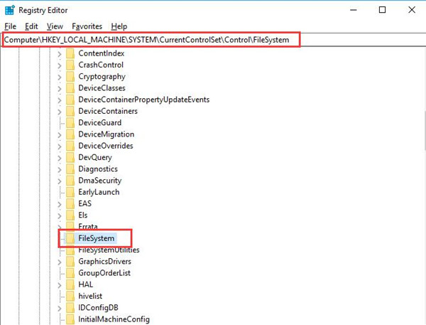 file system in local group policy