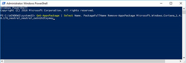 get appxpackage in windows powershell