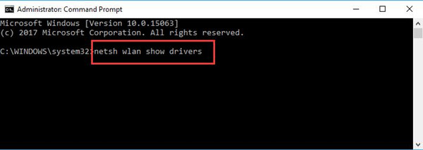 net wlan show drivers