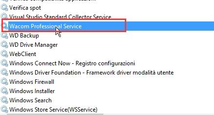 wacom professional service