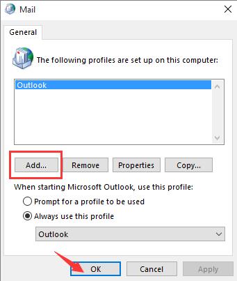 outlook 2016 outlook cannot logon