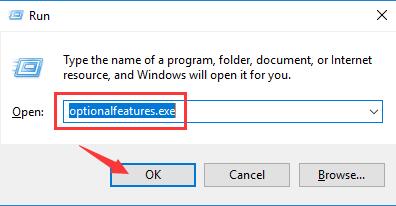 Windows Cannot Find Optionalfeatures.Exe