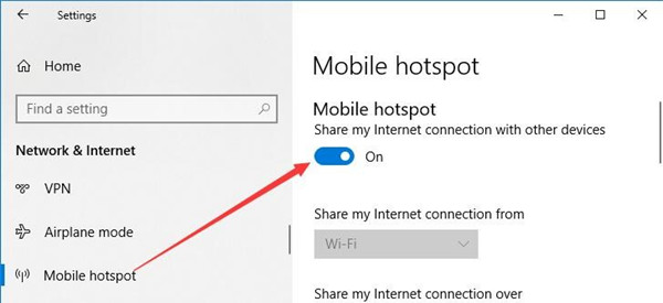 share my internet connection