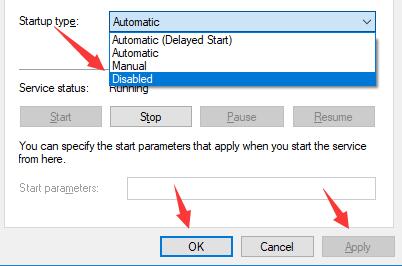 set amd external events utility as disabled