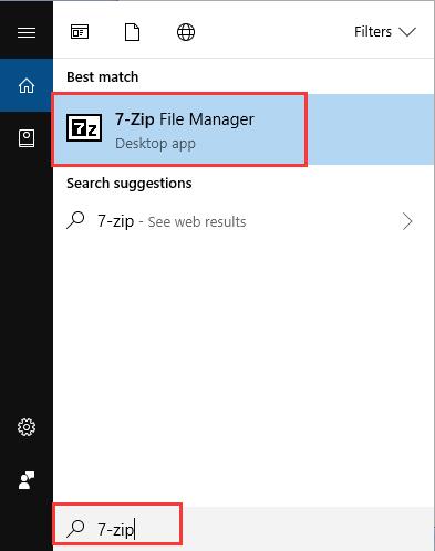 7 zip file manager