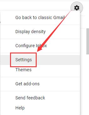 gmail settings