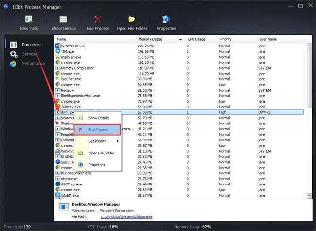 desktop window manager