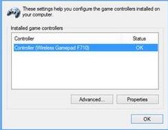 wireless gamepad f710