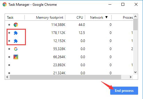 end plugin process