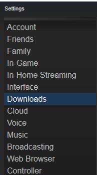 steam downloads