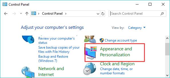 cannot open control panel in windows 10