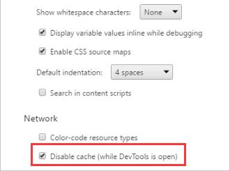 disable cache system