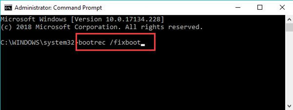 fix master boot record