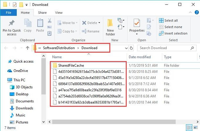 software distribution download folder