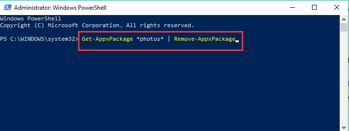 uninstall applications in powershell