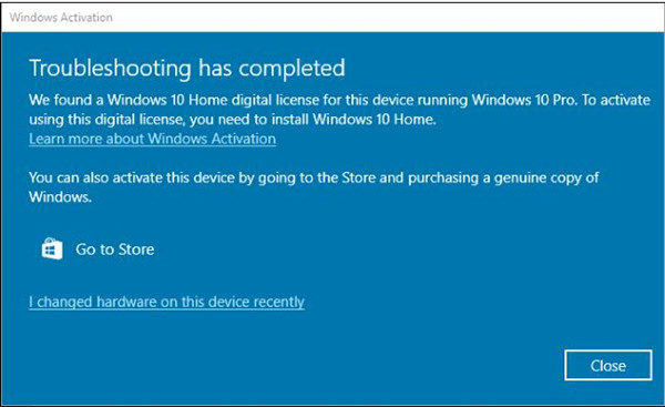 windows 10 activation troubleshooter