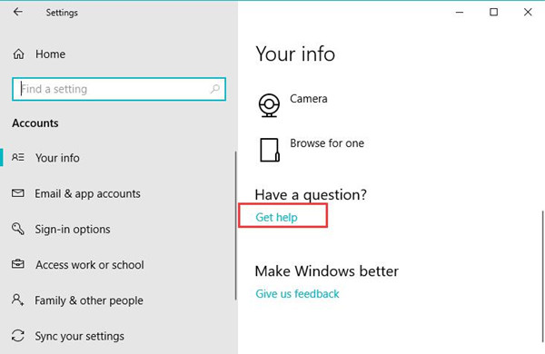 How Can I Get Help In Windows 10 