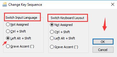 switch keyboard layout shortcut