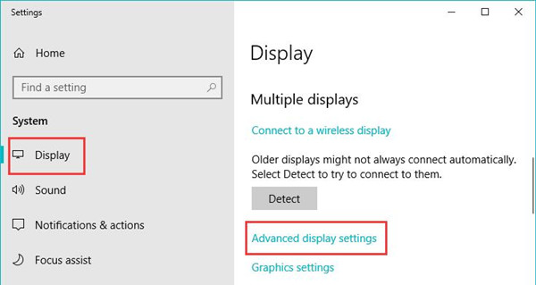 display border box for windows 10