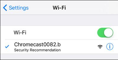 connect chromecast to wifi