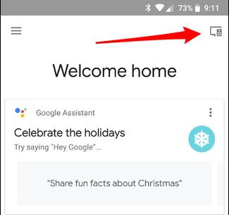 device icon in google home app