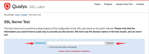 ssl server test